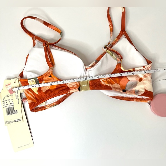 Gottex NWT Amore Spice Floral Rust Two Piece Swim Set - Picture 7 of 12